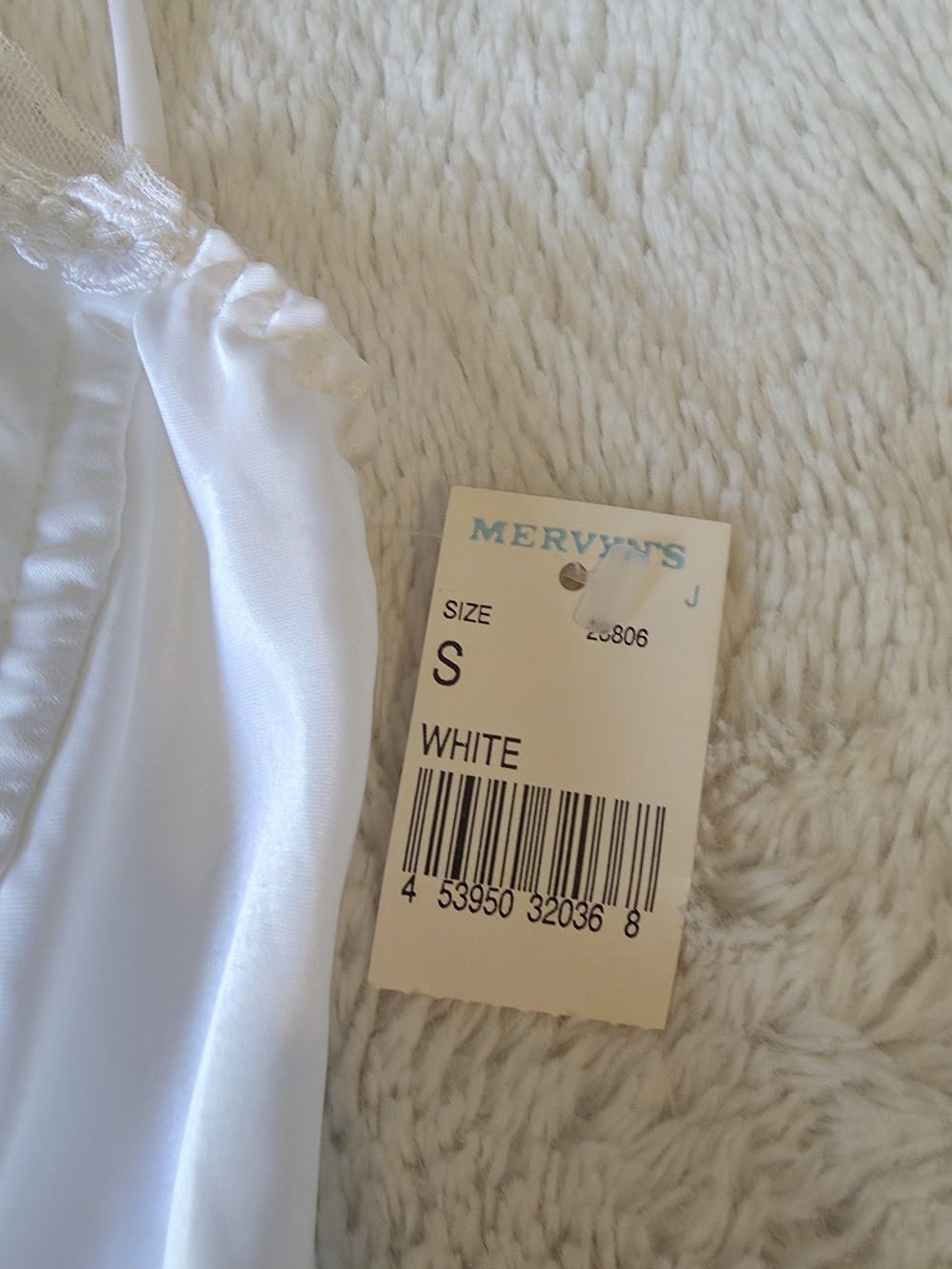 NWT Vintage Interludes White One-Piece Lingerie - Picture 4 of 7